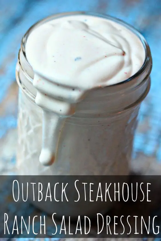 Outback Steakhouse Ranch Dressing copycat recipe - Outback has THE best ranch dressing EVER.  use this copycat recipe to make it at home