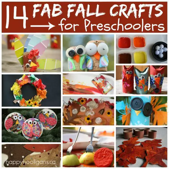 Fall Crafts For Kids of All Ages - Fun and Easy Fall Crafts and Craft Projects for Kids to Make - Fall craft projects for kids to make 