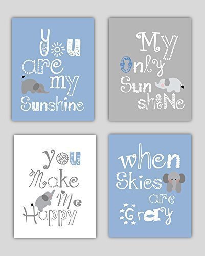 You Are My Sunshine Wall Hanging for Baby Nursery.  Great shower gift idea!