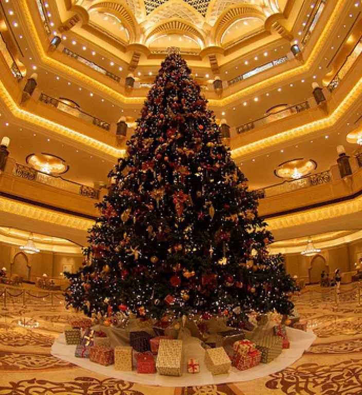 the most expensive fake Christmas tree EVER!