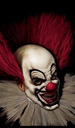 WOWindow Posters Slammy the Scary Clown Halloween Window Decoration 34.5