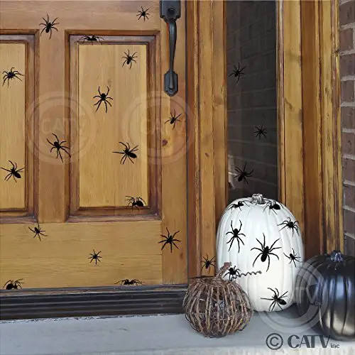 Halloween Spiders set of 40 vinyl lettering decal home decor wall art sticker