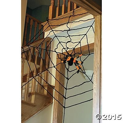 EXTRA LARGE 6 FOOT HALLOWEEN SPIDER WEB