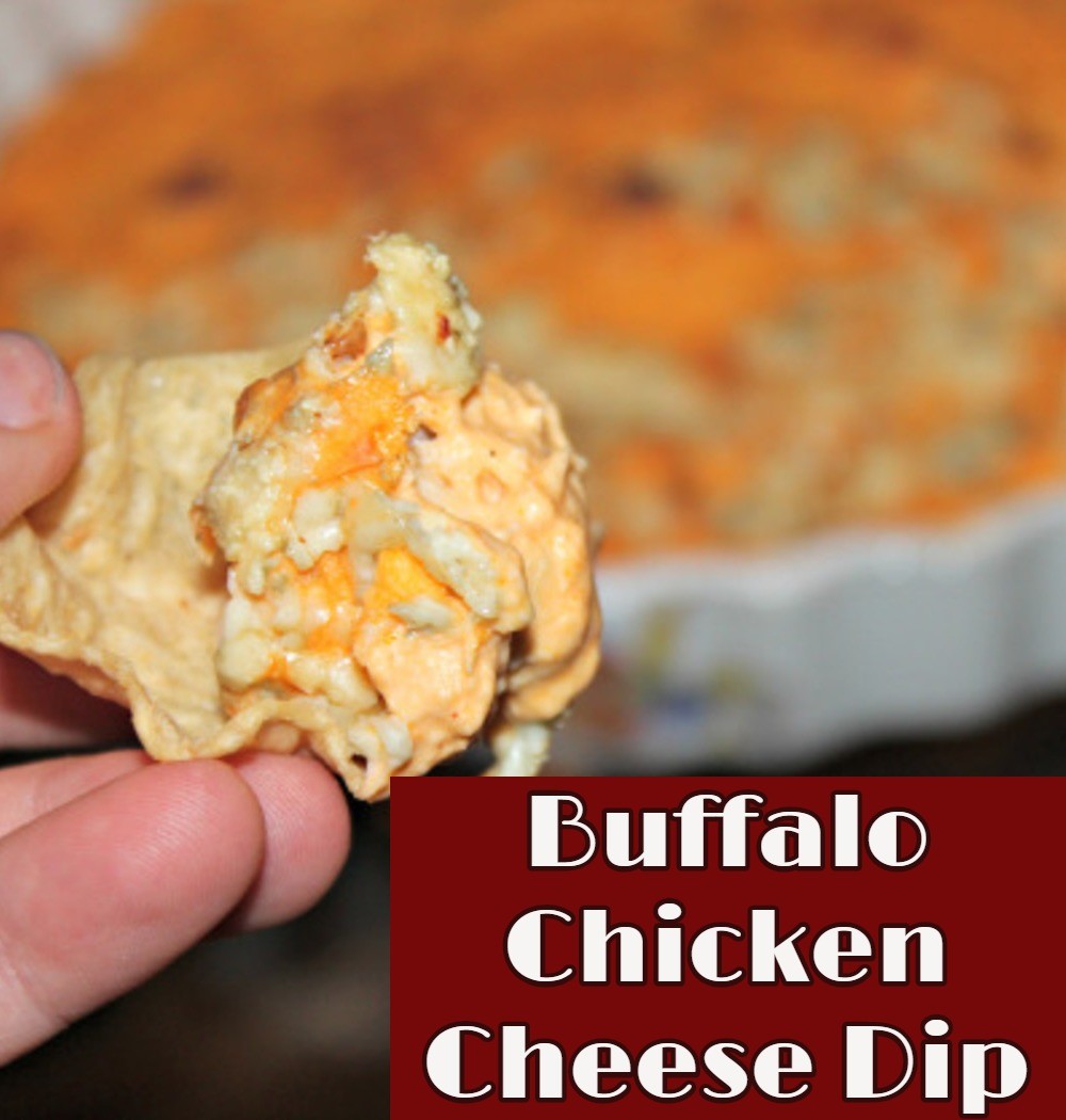 Simple party appetizer crowd pleasing idea:  Buffalo Chicken Cheese Dip Recipe