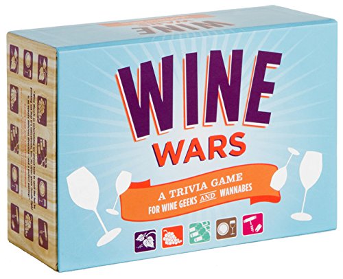 9. Wine Wars: A Trivia Game for Wine Geeks, Wine Lovers  and Wannabes
