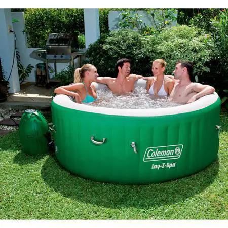 Coleman Lay-Z-Spa inflatable portable hot tub review