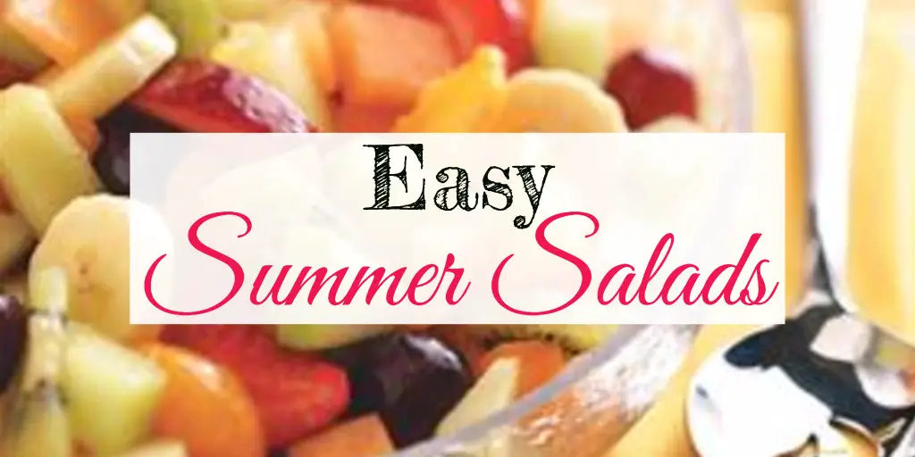 Easy make ahead summer salad recipes for a crowd - these summer salad ideas are quick and delicious and will please any crowd of any size.