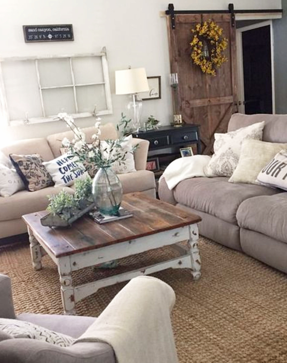 Farmhouse Living Rooms • Modern Farmhouse Living Room Decor Ideas