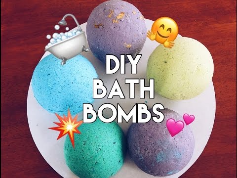 DIY Bath Bombs WITHOUT Citric Acid