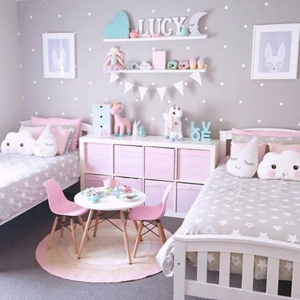 Little girls bedroom ideas - toddler girl room ideas on a budget - Little Girl's Bedroom Decorating Ideas and Adorable Girly Canopy Beds for Toddler Girls