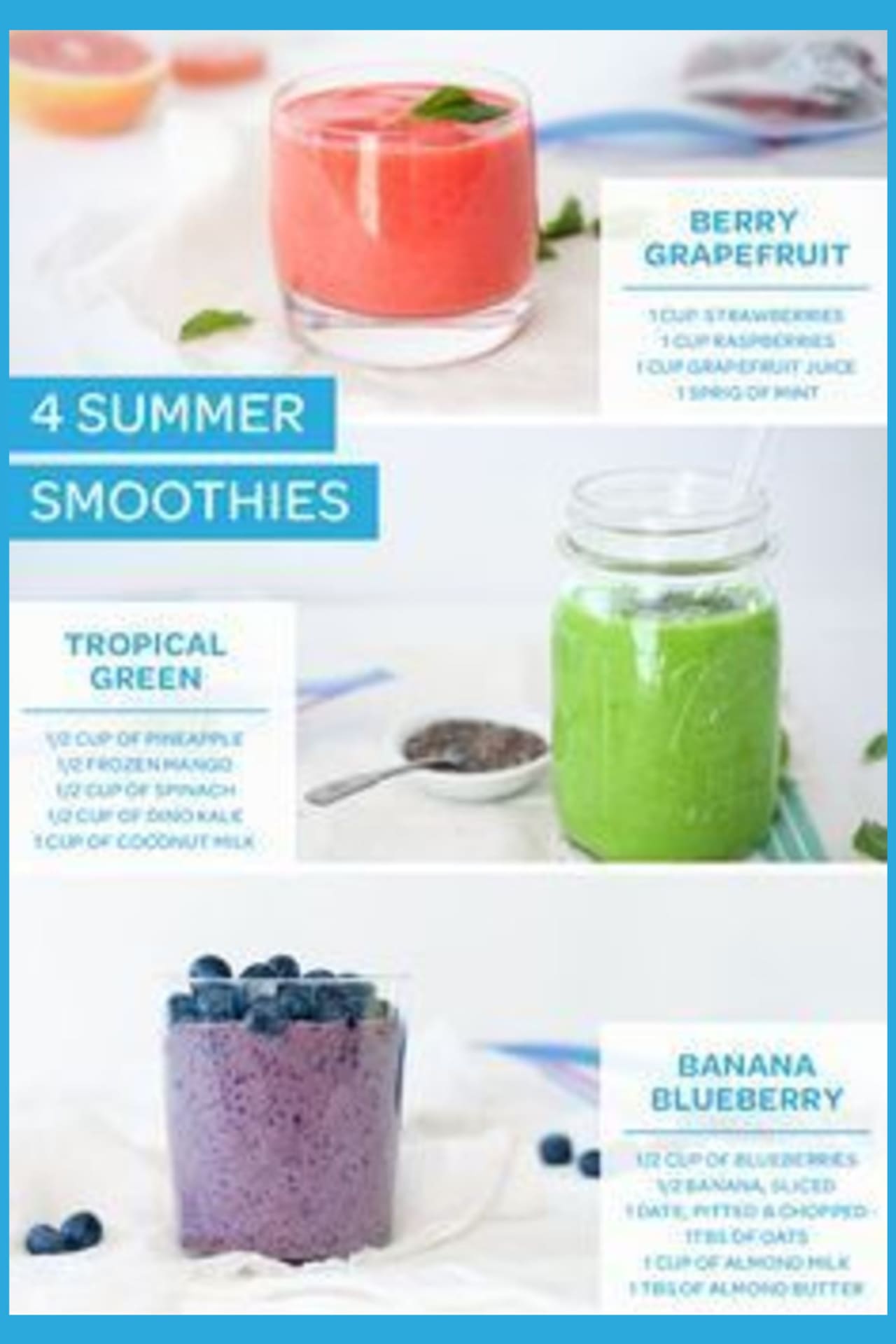 quick and easy smoothie recipes - healthy smoothies recipes for breakfast