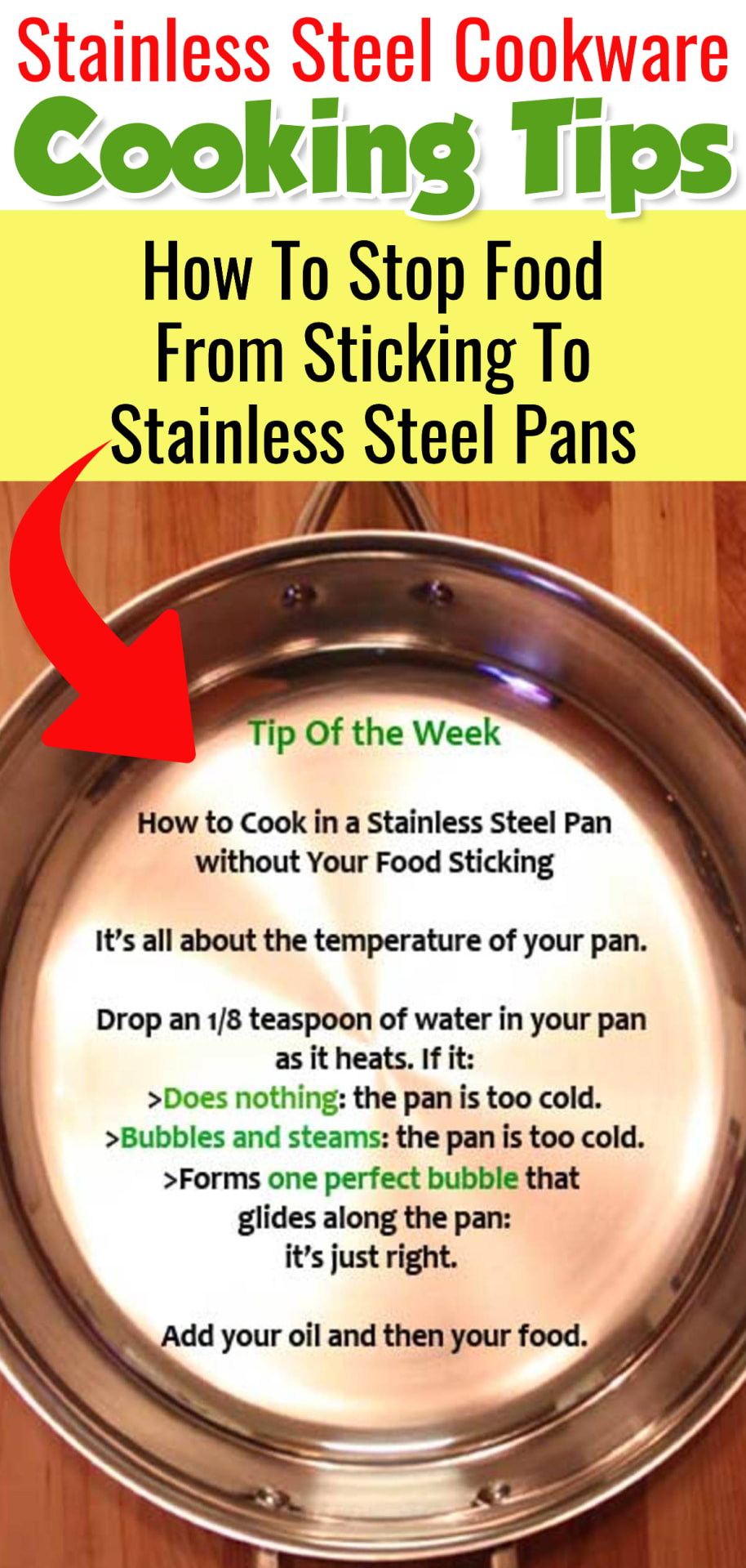 Stainless steel cookware cooking tips - how to cook with stainless steel pans tips - how to stop stainless steel pans sticking - cooking videos for beginners - cooking tips and tricks - easy breakfast recipes and easy omelette recipes - how to make an omelette videos