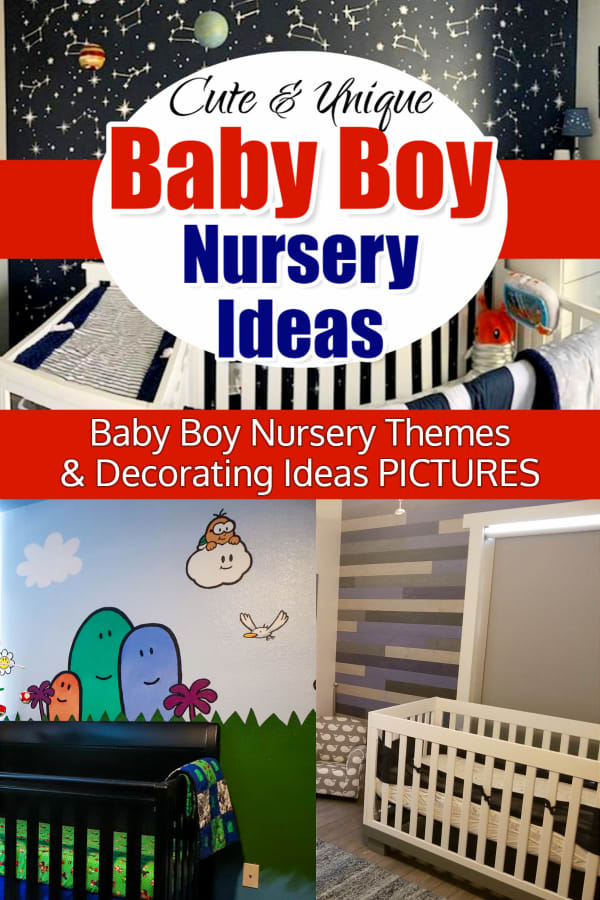 Baby Boy Nursery Ideas for a Pinterest-Perfect Baby Boy's Room... on a budget. Baby Room Ideas Boy nursery themes - pictures modern, stars,blue, rustic woodland, blue and grey boy nursery theme ideas