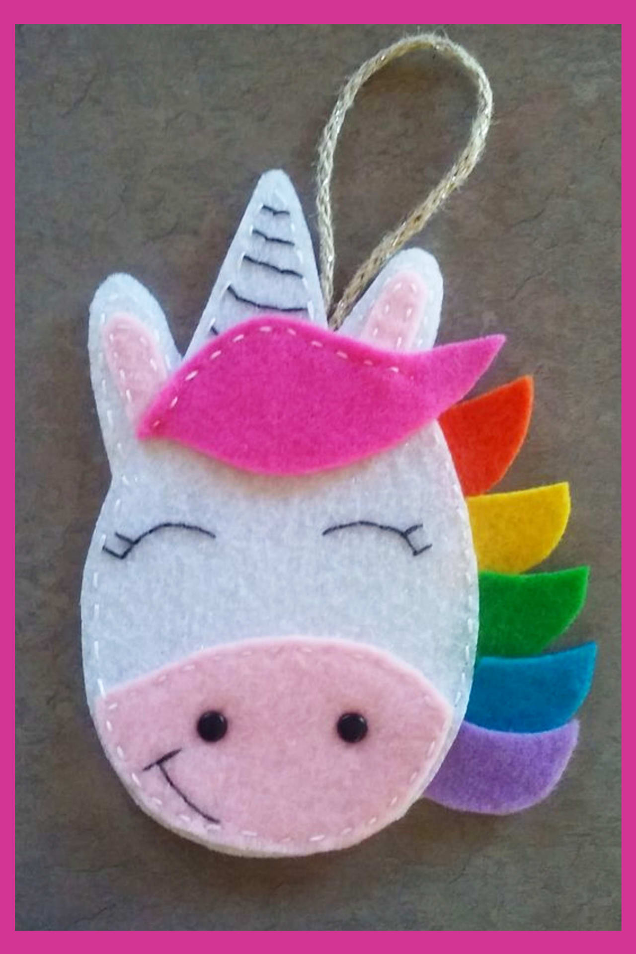 Unicorn crafts - fun and easy DIY unicorn craft projects for kids and for unicorn birthday parties - felt crafts for kids