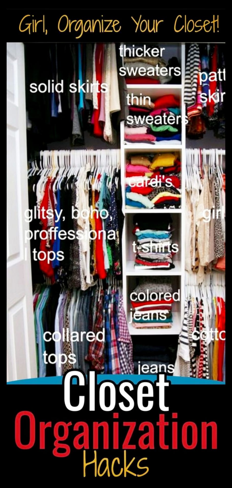 Declutter clothes checklist and life changing closet organization tips to declutter and organize your closet
