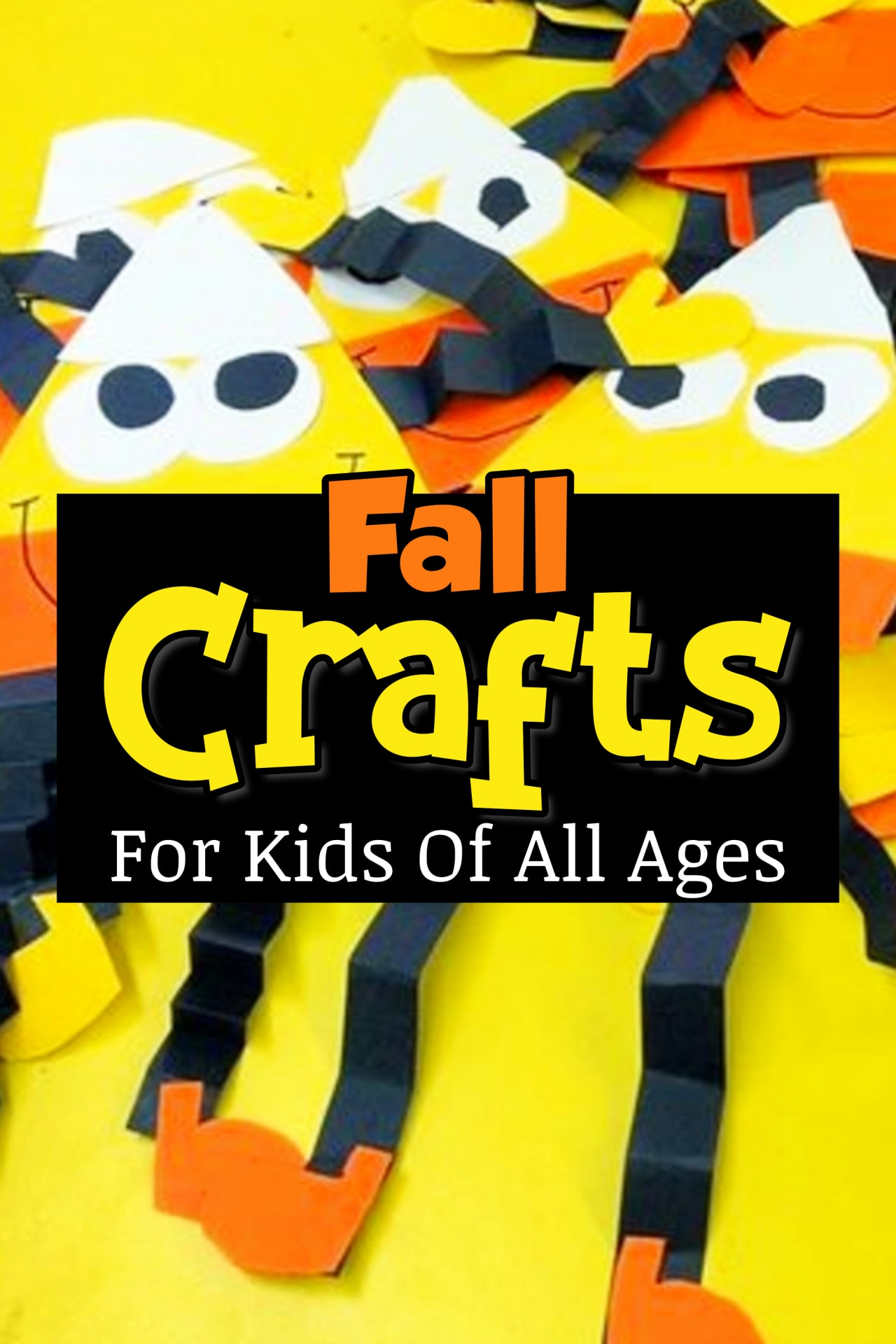 Fall Crafts - Fun & Easy Fall Crafts For Kids To Make - Cute and Easy DIY Kids Fall Crafts To Make at Preschool, Pre-K, Sunday School Or a Fun Craft Project At Home