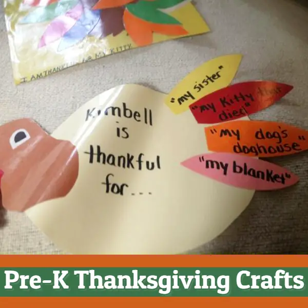 Pre-K Thanksgiving Crafts - easy pre k thanksgiving crafts (great for preschool too!)