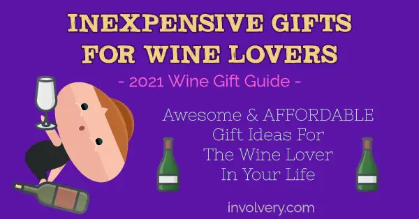inexpensive gifts for wine lovers - wine gift ideas image