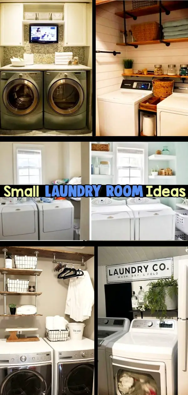 Got a small laundry room or small utility room? Maybe a VERY small tiny narrow laundry room? Look at these laundry room ideas, designs & layouts pictures! These space saving small laundry room ideas & easy DIY laundry room shelving ideas are perfect for small laundry rooms w/ NO storage space. Simple laundry room design & creative laundry room organization ideas- DIY laundry room ideas on a budget even w/ a stackable washer and dryer in your laundry nook, basement or closet