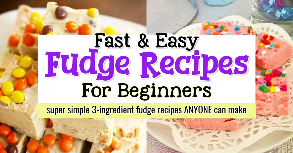 Easy 3 Ingredient Fudge Recipes for Beginners | How To Make YUMMY Fudge FAST - the EASY Way