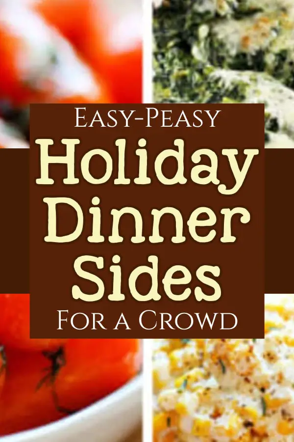 Side dish ideas - easy make ahead side dished for a crowd - Thanksgiving, Christmas, Easter and all Holiday Dinners, Potlucks, Family Gatherings or Holiday Party