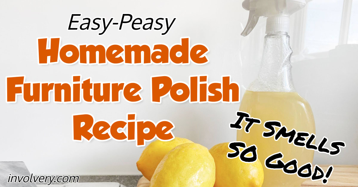 Homemade Furniture Polish Recipe - how to make homemade furniture polish with essential oils, apple cider vinegar and other cheap ingredients - best essential oil dusting spray with lemon oil, orange oil and other essential oils. Here's how to make do it yourself furniture polish at home