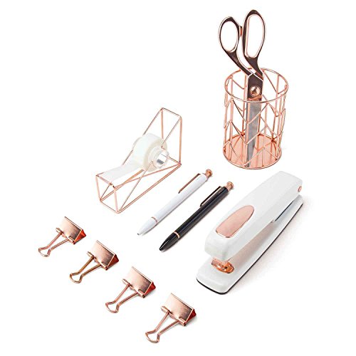 Rose Gold Office Organization Set