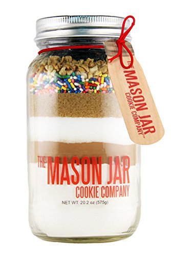 The Mason Jar Cookie Company Cookie Mix, Chocolate Cherry Sundae, 1.3 Pound
