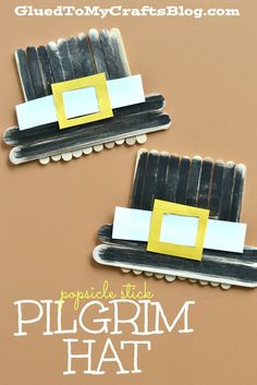 Thanksgiving Crafts for Preschool - Pre-K Kids to Make - Pilgrims craft ideas for little kids 