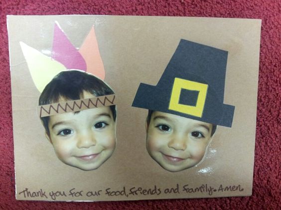 Thanksgiving Crafts for Preschool - Pre-K Kids to Make - Pilgrims Craft Ideas 