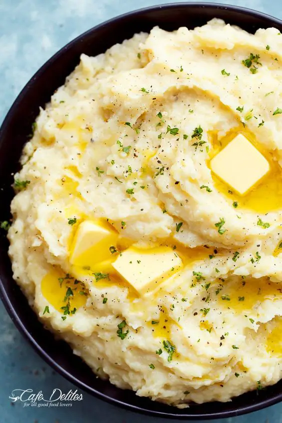 Easy Thanksgiving Side Dishes Recipes - Slow Cooker Mashed Potatoes