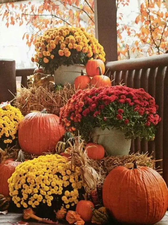 Easy DIY Fall Decor idea for your front porch.