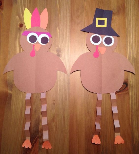 Thanksgiving Crafts for Preschool - Pre-K Kids to Make - Turkey Thanksgiving Craft Ideas