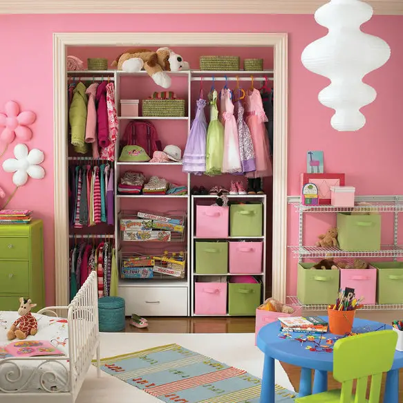 Small closet in child