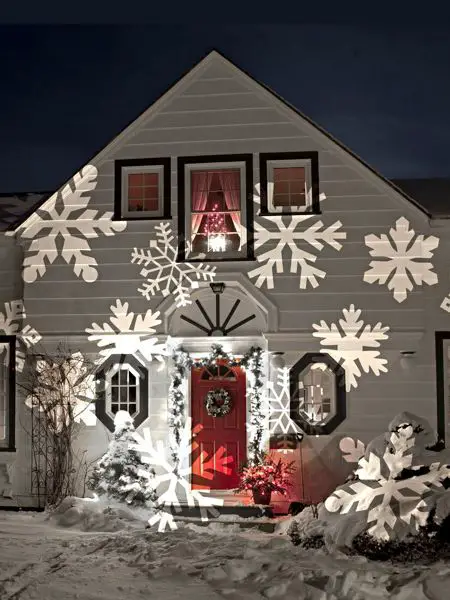 christmas light house projector
