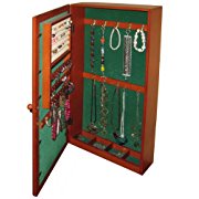 HANGING MIRRORED JEWELRY ARMOIRE