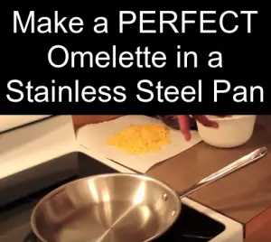 Easy Omelette Recipes - French Omelette Stainless Steel Pan - How to make omelettes easy video - Omelette recipes - how to make an omelette that doesn't stick to the pan - cook omelette in stainless steel pan