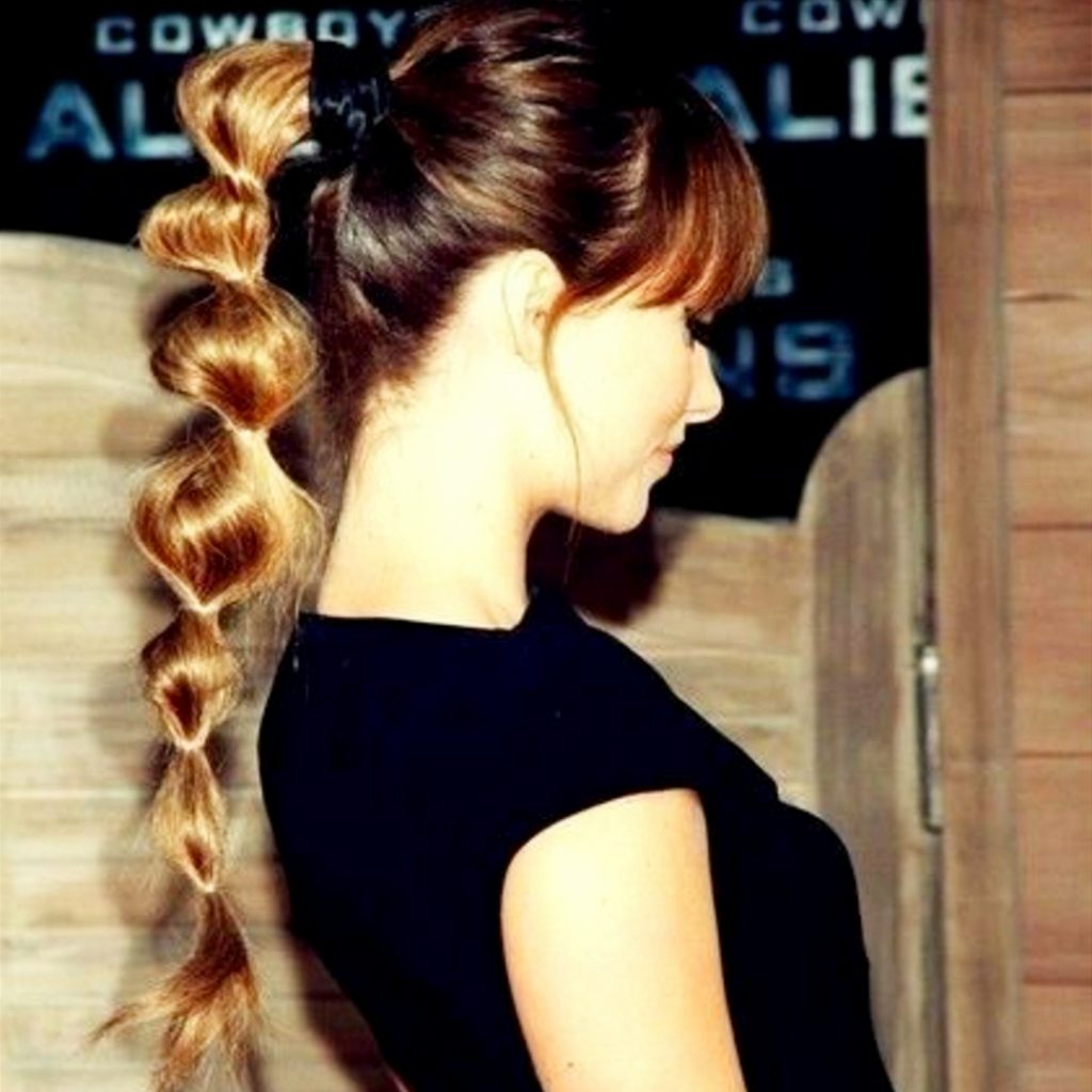 Ponytail Hairstyles I LOVE - this unique braided ponytail is so cute