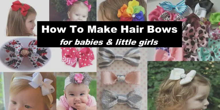 How To Make Hair Bows for Babies & Hair Bows Out Of Ribbon