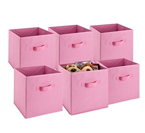 Foldable Cube Storage Bins - 6 Pack