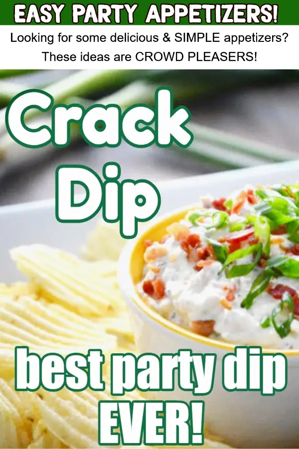 Easy chip dip recipe - crack dip