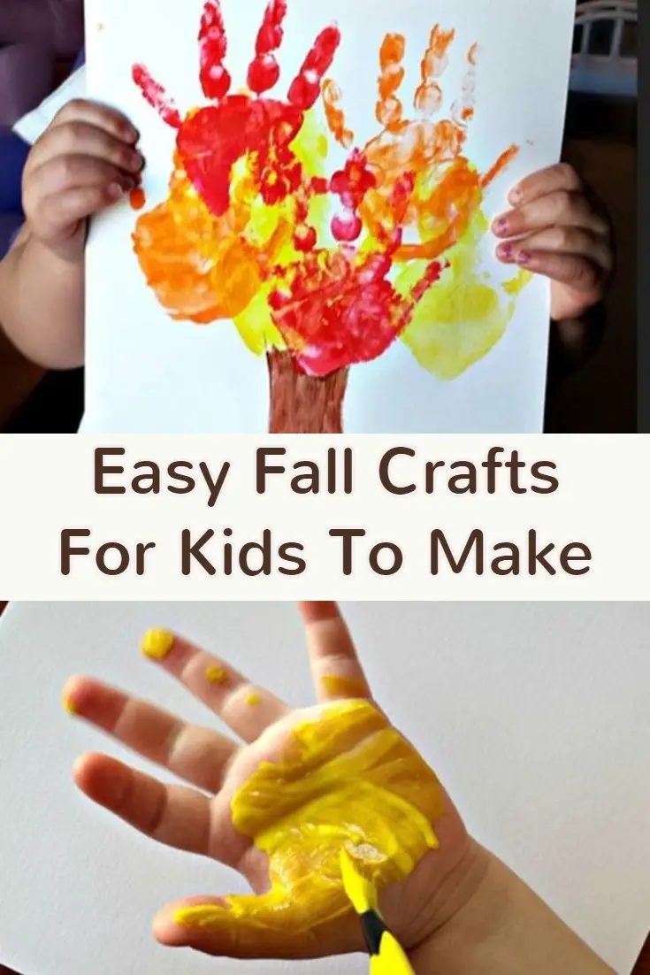 Fall Crafts For Kids of All Ages - Fun and Easy Fall Crafts and Craft Projects for Kids to Make