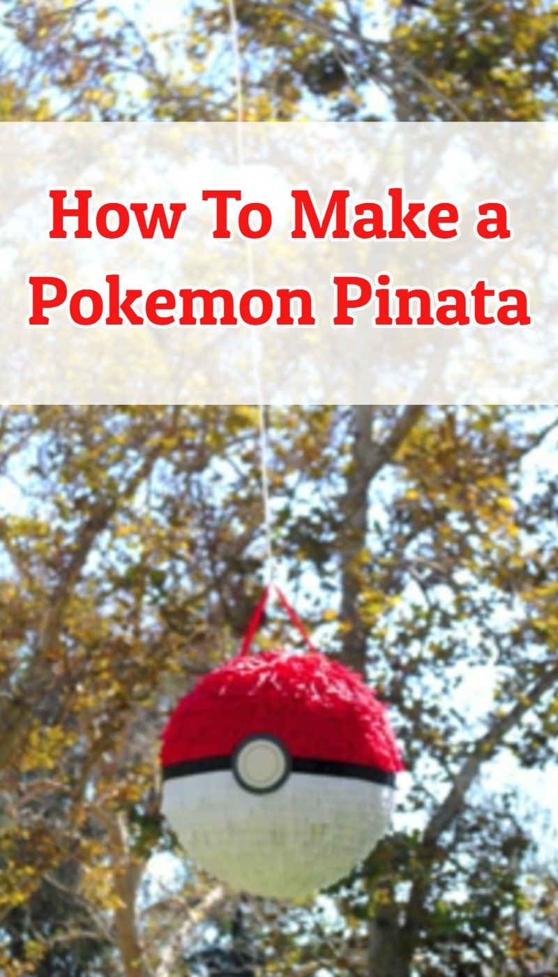 Pokemon Pinata DIY Instructions - How To Make a Pokemon GO Pokeball Pinata