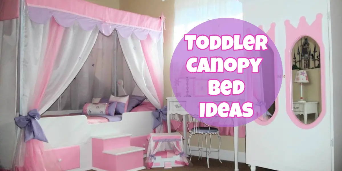 Cute toddler girl canopy bed and decorating ideas