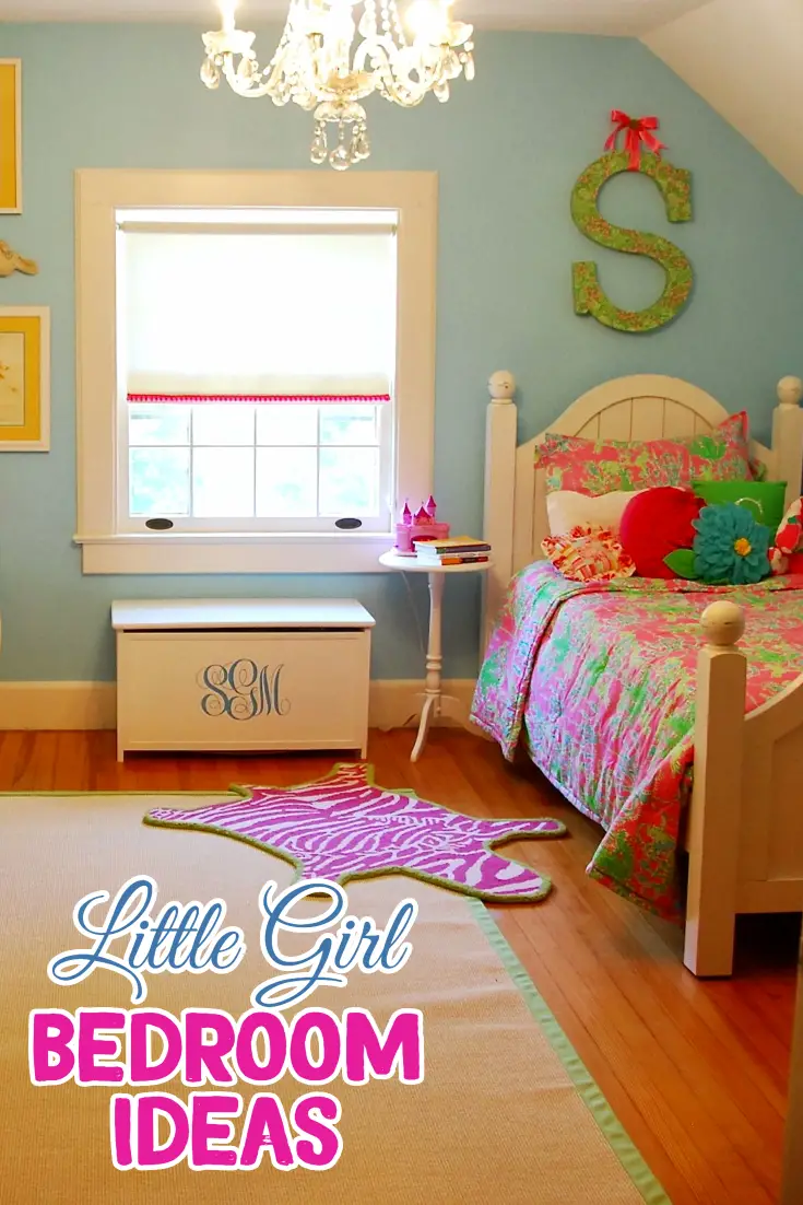 Girl Bedroom Ideas - super cute DIY little girl bedroom decorating ideas (great for toddler girls too!)