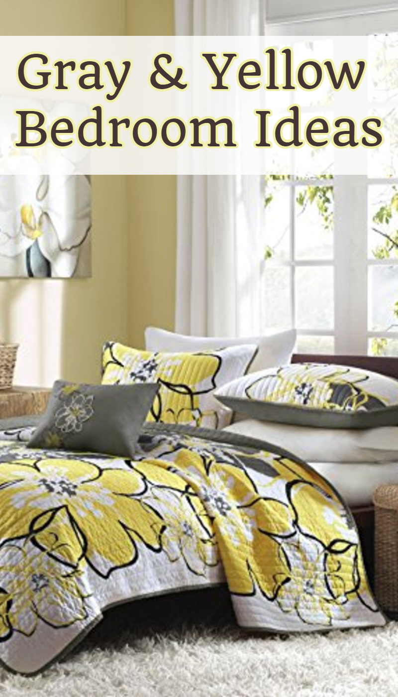 Gray and Yellow Bedroom Ideas, Bedding, Decor Pictures, DIY Ideas and more
