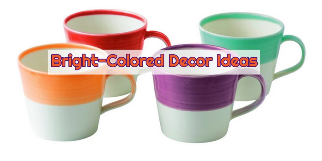 Bright-colored decor ideas for apartment or dorm room