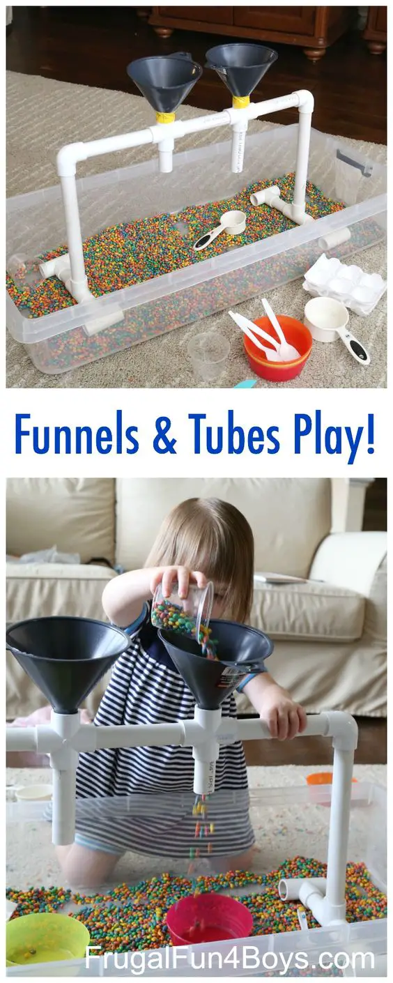 Toddler sensory activity DIY idea