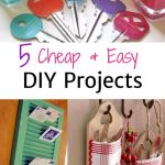 Cheap and EASY DIY projects for the home (make great homemade gifts too!) These DIY ideas are simple and super cheap to do. The DIY idea with old toilet paper rolls is BRILLIANT! Who knew those old cardboard rolls could be useful?!!?