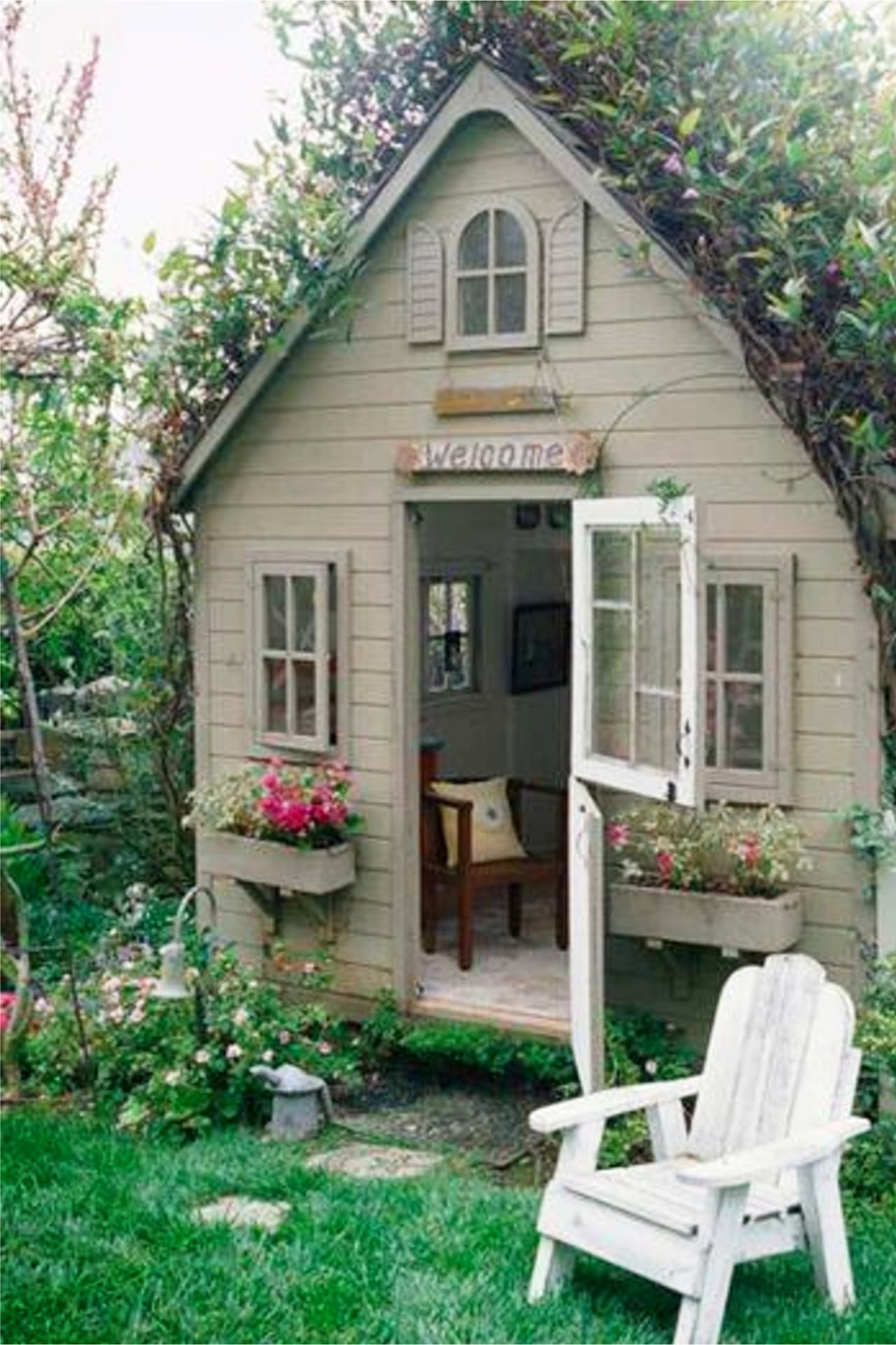 Farmhouse She Shed ideas for my backyard garden